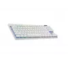 Logitech G PRO X TKL tastatūra Gaming RF Wireless + Bluetooth QWERTY US International Balta