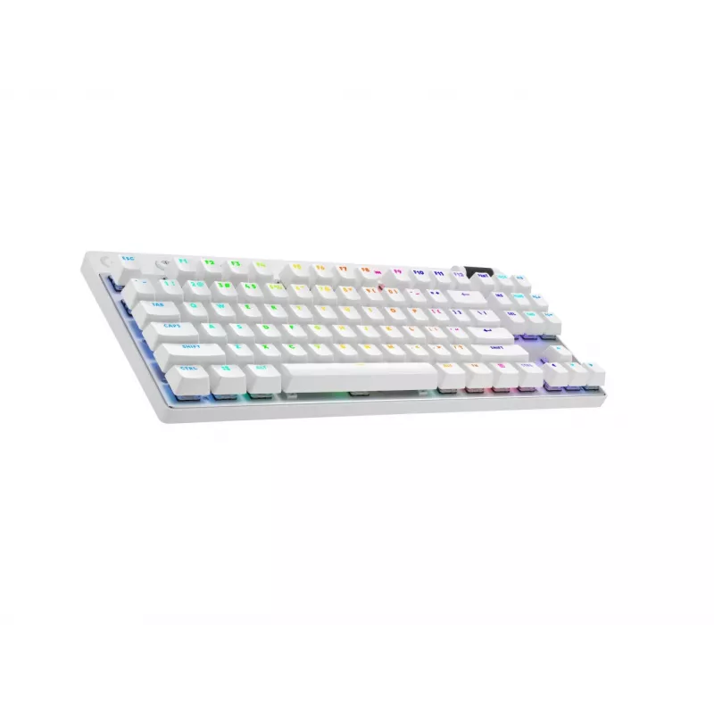 Logitech G PRO X TKL tastatūra Gaming RF Wireless + Bluetooth QWERTY US International Balta