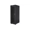 19 collu statīvu skapis LANBERG FF01-8042-23BL 42U 800x1000 mm sieta durvis