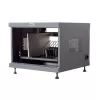 Statīva plaukts TECHLY 367652 kabeļu organizators ar 3M līmējošu stiprinājumu, tērauds, 550×550×410 mm, melns