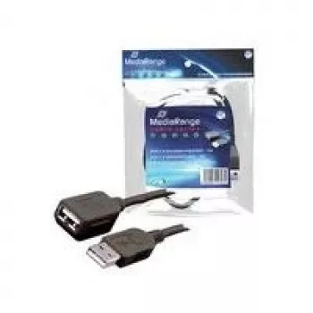 USB kabelis MediaRange MRCS111 3 m Melns