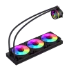 Gamemax | CPU Liquid cooler | ICEBURG 360 INFINITY | Melns