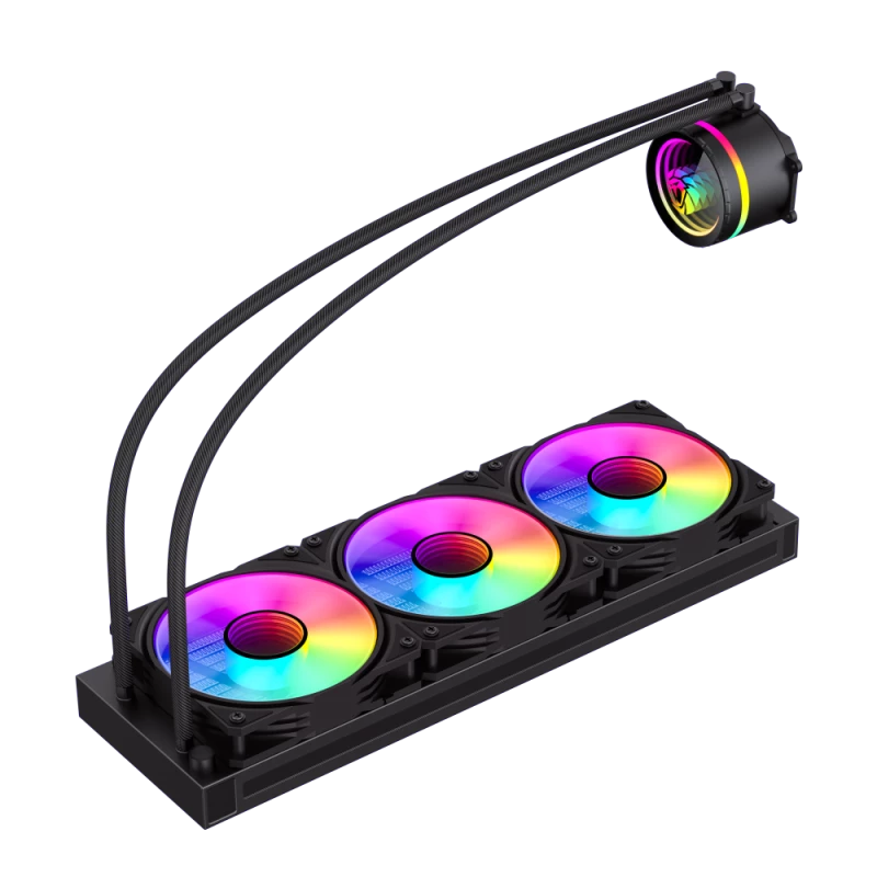 Gamemax | CPU Liquid cooler | ICEBURG 360 INFINITY | Melns