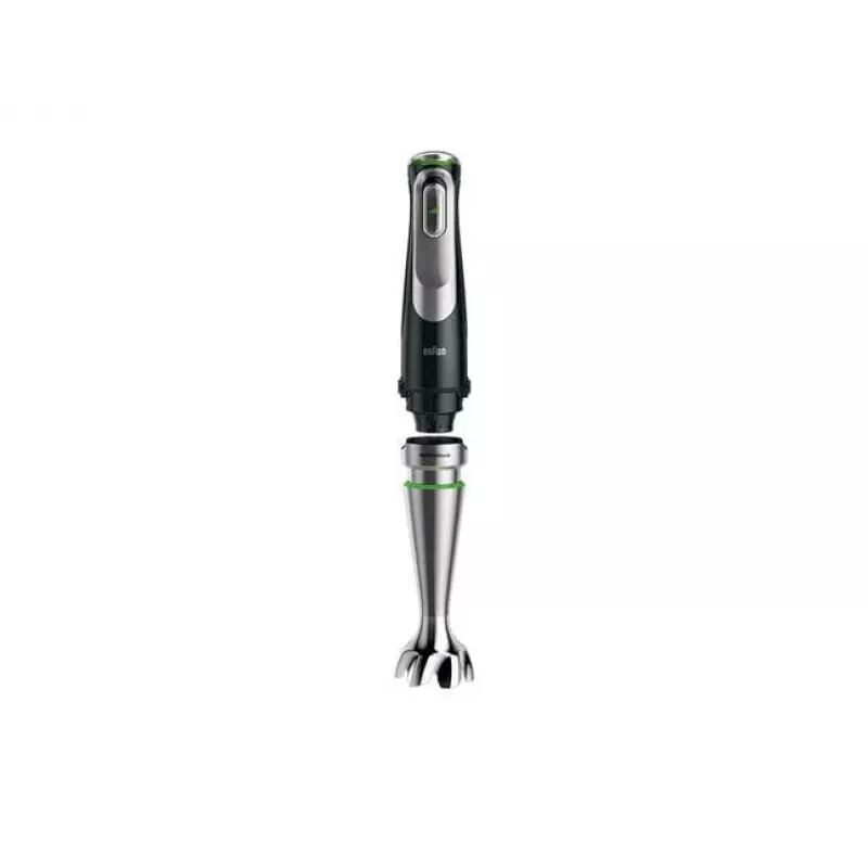 Braun MultiQuick 9 MQ9138XI 0,6 L iegremdējamais blenderis 1200 W Melns, Nerūsējošais tērauds