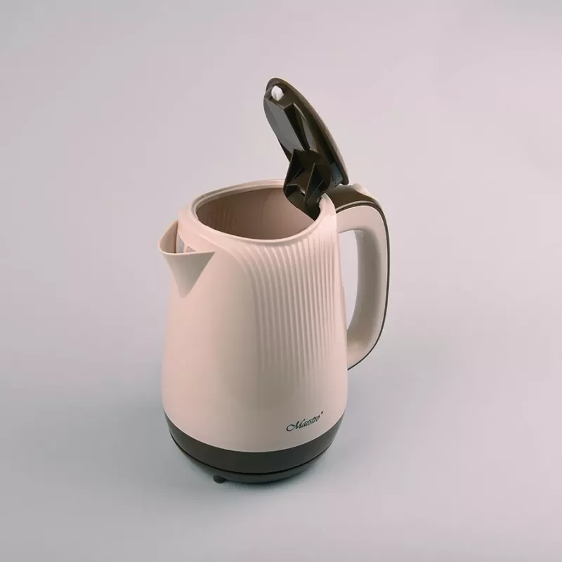 Feel-Maestro MR042 bēšs elektriskā tējkanna 1,7 L Bēšs, Brūns 2200 W