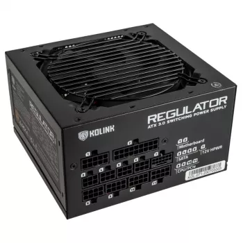 Kolink Regulator 80 PLUS Gold PSU, ATX 3.0, PCIe 5.0, modulārs - 850 vatu