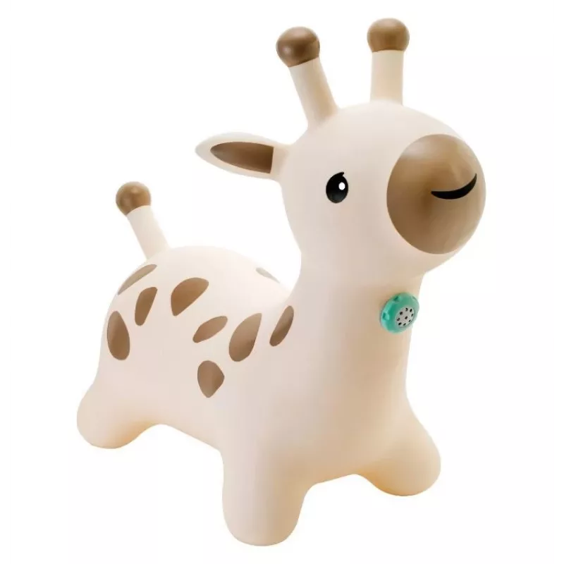 Piepūšamais gumijas lēkātājs B-kids Giraffe modelis 116315223 — mīksts, krāsains zīdaiņu rotaļu lēkātājs