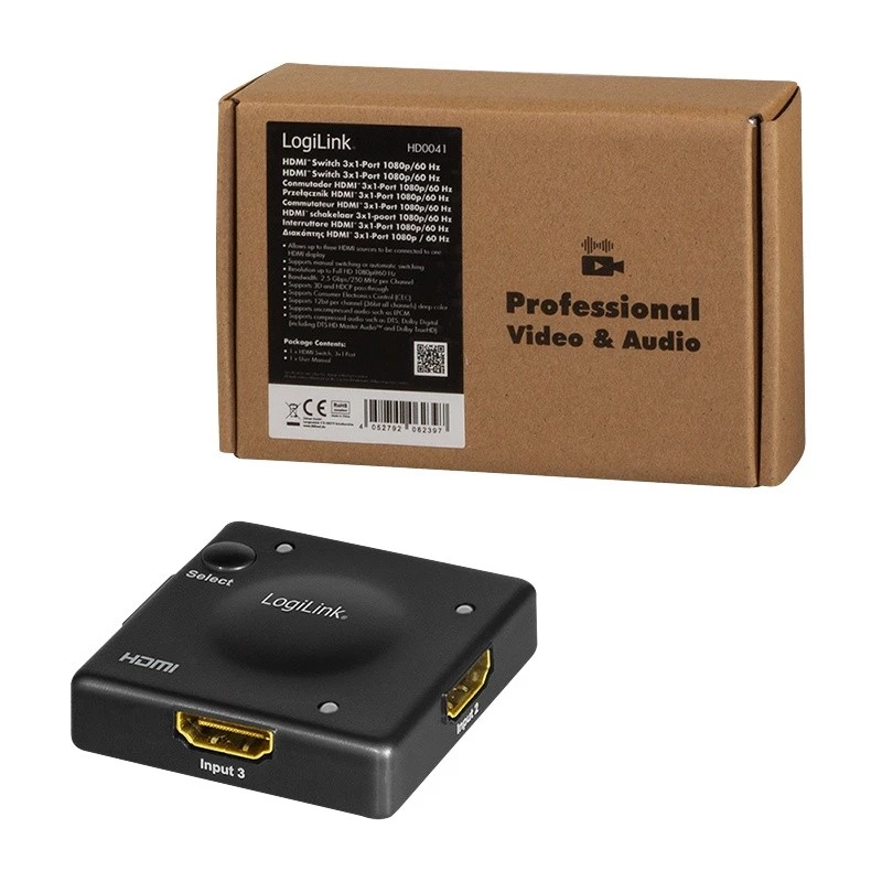 HDMI slēdzis LogiLink HD0041