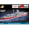 Konstrukciju komplekts Cobi kaujas kuģa Bismarck modelis, 590 detaļas