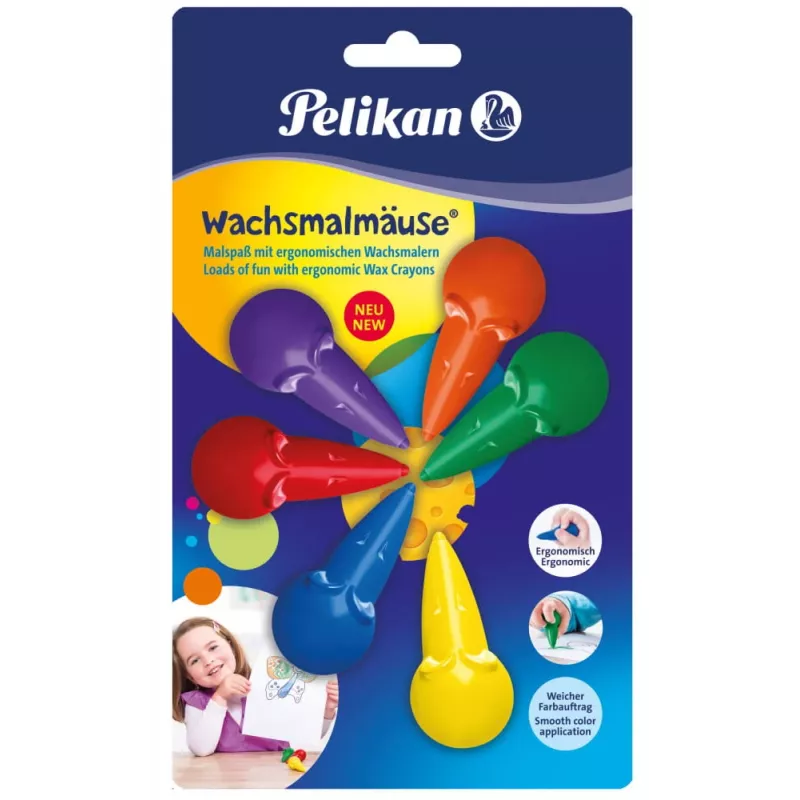 Vaska krītiņu komplekts Pelikan 803328, 6 gab.