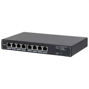 Dahua Technology SMG1008 tīkla komutators Nepārvaldāms 2.5G Ethernet (100/1000/2500) Melns