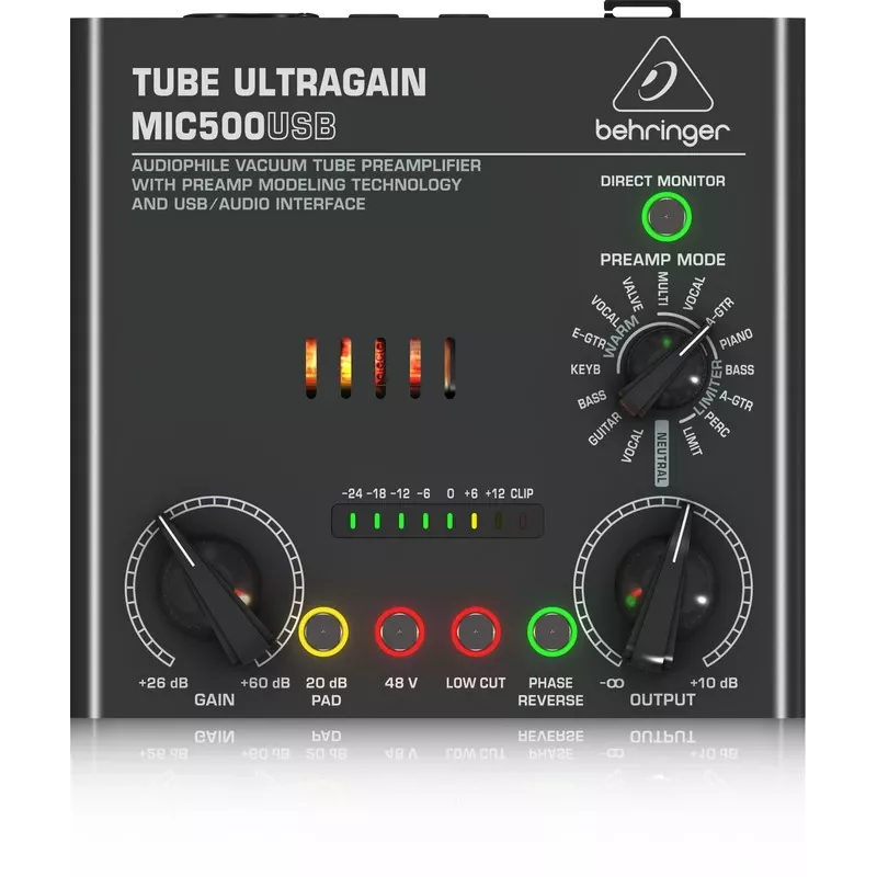 Behringer MIC500USB audio priekšpastiprinātājs