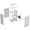 SSUPD Meshlicious Full Mesh PCIE 4.0 Edition Mini-ITX korpuss - balts