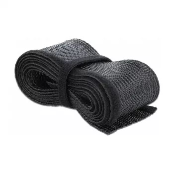 Pītais aizsargapvalks DeLOCK 19050 5 m x 19 mm melns