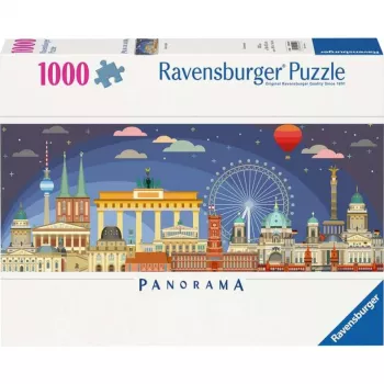 Ravensburger Panorama Night in Berlin 1000 gabaliņu puzle, panorāmas formāts