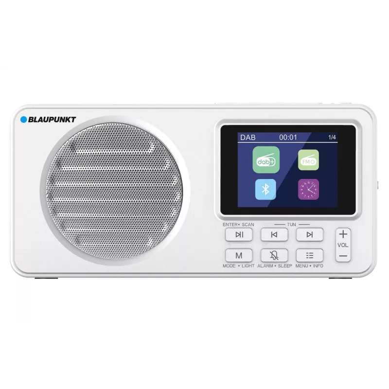 Blaupunkt DR6WH pārnēsājamais radio balts