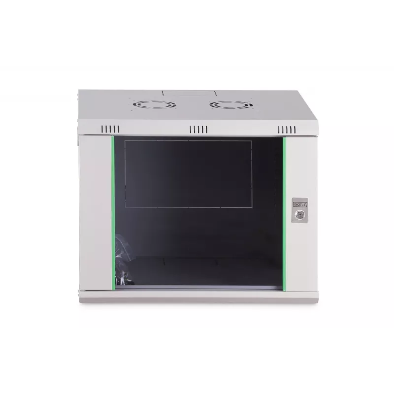 Pie sienas stiprināms 9U statīvais skapis DIGITUS Dynamic-N DN-37104, 600x450 mm, IP20, atslēgas slēdzene, nesamontēts
