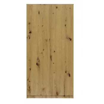 Top E Shop SD-90 ART KPL skapis — ozolkoka rāmis, 7 plaukti, 2 durvis