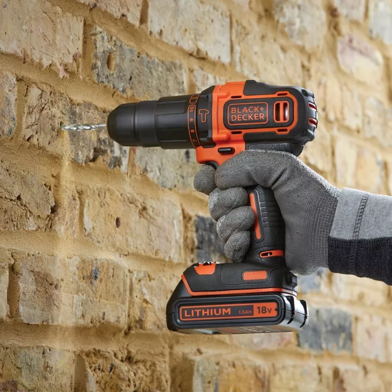 Black & Decker BDCHD18KB-QW urbjmašīna Bezatslēga Melna, Oranža