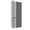 Ledusskapis ar saldētavu Gorenje NRB620E61X4WFE, brīvstāvošs, nerūsējošais tērauds, kopējā ietilpība 413 L, saldētava apakšā 130 L, NoFrost, LED displejs