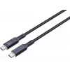 AUKEY CB-MCC102 USB kabelis 1,8 m USB C melns 480 Gbit/s