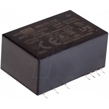 strāvas adapteris mean well IRM-01-3.3S, 1 W, 3,3 V izeja, 0,3 A, ieeja 85–305 V