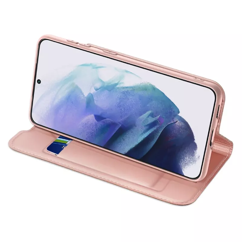 Dux Ducis Skin Pro maciņa vāciņš ar atloku Samsung Galaxy S22+ (S22 Plus) rozā