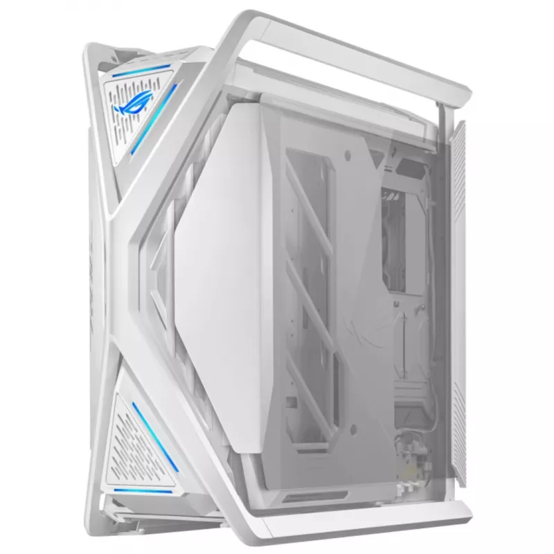 ASUS ROG GR701 Hyperion White, PC, Balts, ATX, EATX, micro ATX, Mini-ITX, Alumīnijs, Multi, Priekšpuse