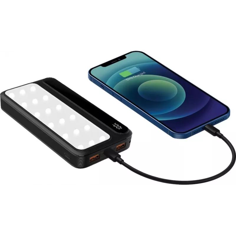 Ārējais akumulators P10 LCDPD 10 000 mAh LAMP