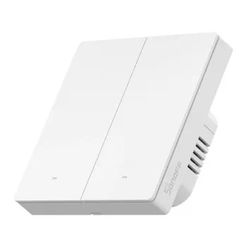 SONOFF M5-2C-86W WiFi Matter viedais sienas slēdzis (2 kanālu)