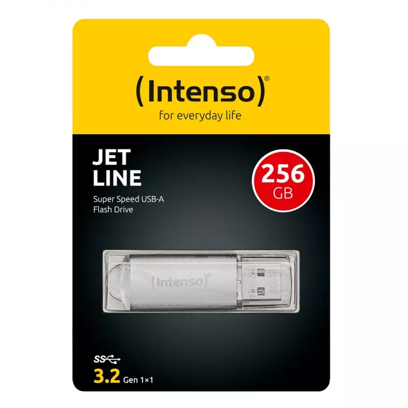 Intenso MEMORY DRIVE FLASH USB3.2/256GB 3541492 USB zibatmiņa USB Type-A 3.2 Gen 1 (3.1 Gen 1) Sudraba