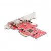 DeLOCK 90738 PCIe Firewire adapteris iekšējais IEEE 1394 sarkans