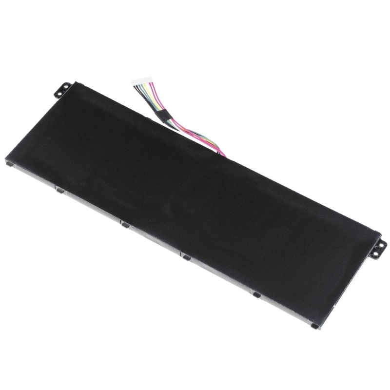 Baterija zaļa Cell AC52 priekš Acer Aspire E11 ES1-111M ES1-131 E15 ES1-512 Chromebook CB3-111 CB5-311, 11.4V 2200mAh Li-Ion, 3 elementi, melna