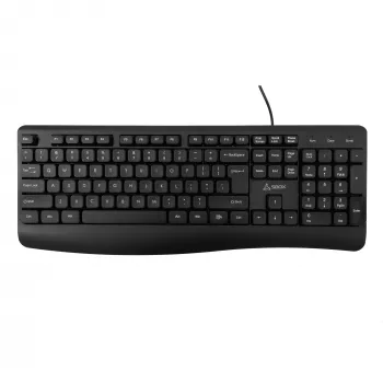 Vadu USB tastatūra SBOX K-103 US melna — ASV izkārtojums, USB savienojums
