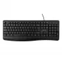 Vadu USB tastatūra SBOX K-103 US melna — ASV izkārtojums, USB savienojums