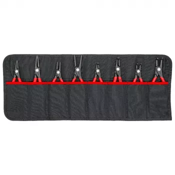 KNIPEX 00 19 58 V02 drošības gredzenu knaibles komplekts Piemērots ārējiem un iekšējiem gredzeniem 12-25 mm, 19-60 mm, 10-25 mm