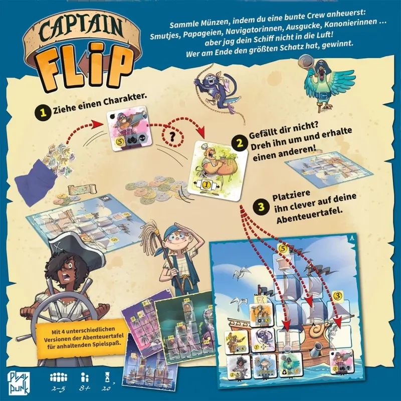 Captain Flip, galda spēle
