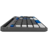 Bezvadu tastatūra CANYON HKB-W03 pelēka — kompakts dizains, darbināma ar AAA bateriju, modelis CNS-HKBW03DG