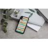 Viedtālruņa maciņš iKins iPhone XS / iPhone XS Max — pop mint Melns