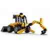 Konstrukciju komplekts LEGO Technic Backhoe Loader 42197 — šarnīrveida stūre, strādājošs iekrāvējs, 104 gab., ieteicamais vecums 7+