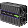 Jaudas pārveidotājs QOLTEC Monolith 3000 MS Wave, 12V→230V, 1500/3000W, ar USB