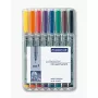 Markieris Staedtler 316 WP8 melna, zila, brūna, zaļa, oranža, sarkana, violeta, dzeltena