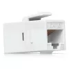 UBIQUITI CAT6 KEYSTONE COUPLER, IEPAKOJUMS PA 12. UBIQUITI CAT6 KEYSTONE COUPLER ĒRTAI JAU SABLĪVĒTU ETHERNET KABEĻU SAVIENOŠANAI