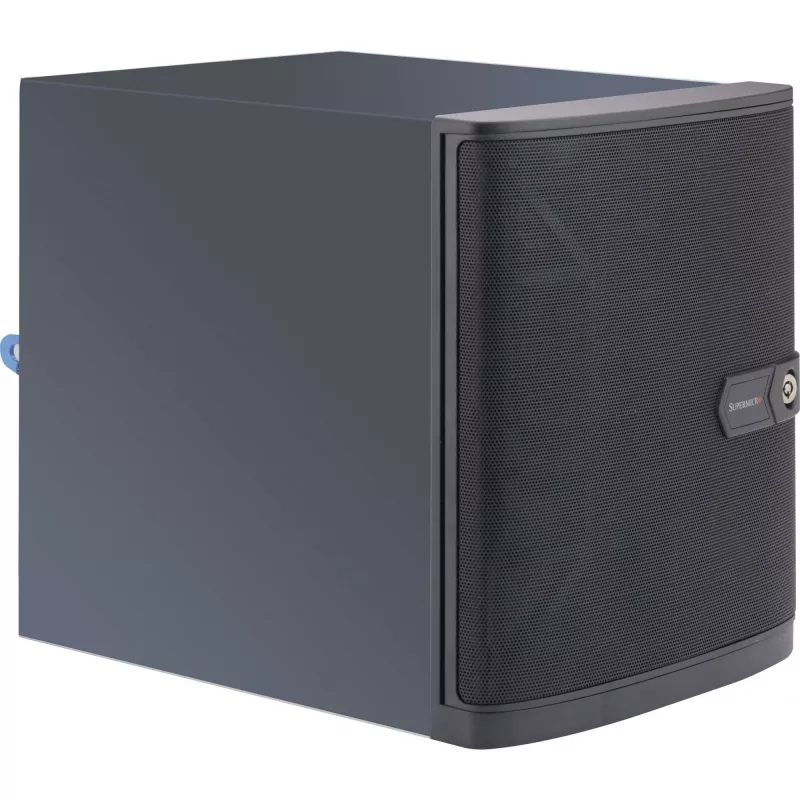 Datora korpuss Supermicro CSE-721TQ-350B2 Mini Tower melns