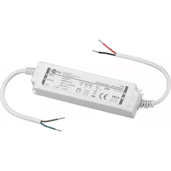 Goobay LED-Trafo 12 V DC 60 W IP67 - Pastāvīga sprieguma transformators (CV) ligzdai (74768)