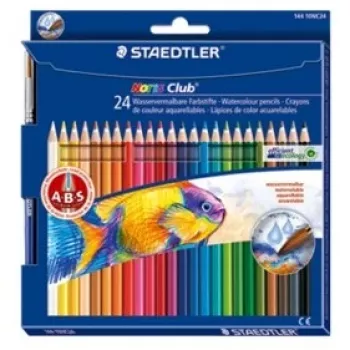 Krāsainie zīmuļi Staedtler Noris Club aquarell 144 10