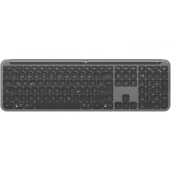 Logitech K950 Signature plāns tastatūra birojam RF bezvadu + Bluetooth QWERTZ vācu grafīts