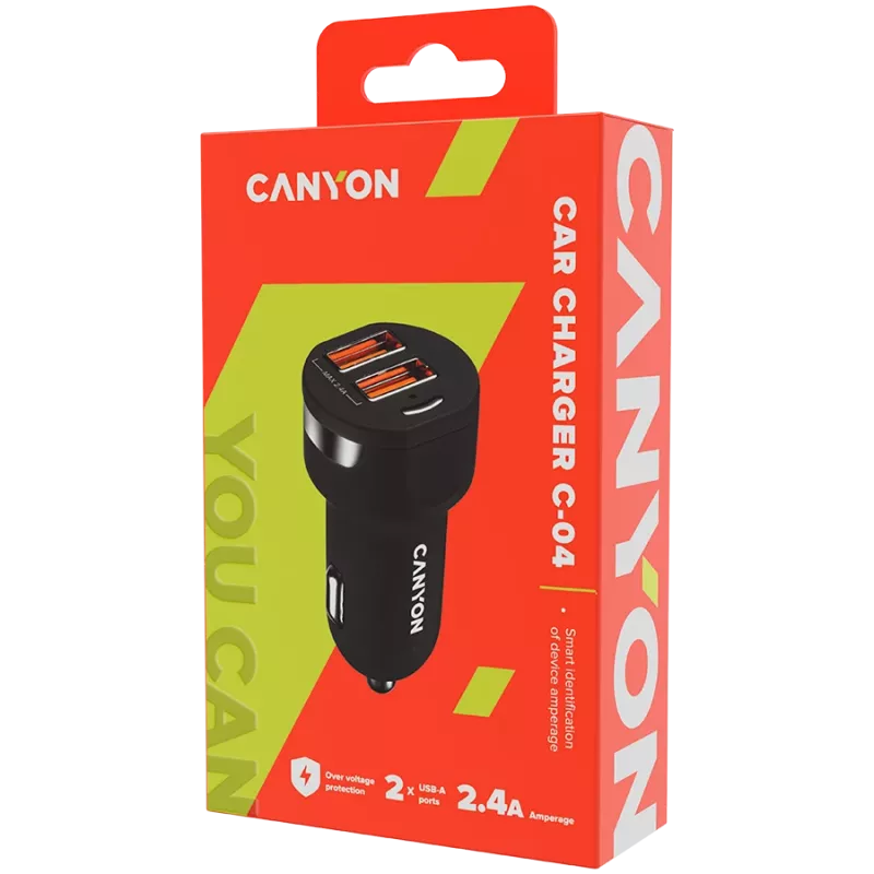 Auto lādētājs Canyon CNE-CCA04B