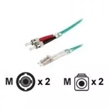 Optiskās šķiedras pārvades kabelis ROLINE OM3 LC/ST 50/125µm 5m