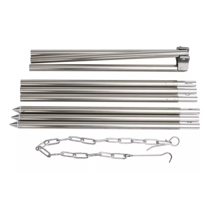 Trojkājis Easy Camp Campfire Aluminium Tripod — alumīnijs, 0,99 kg, sudraba krāsā
